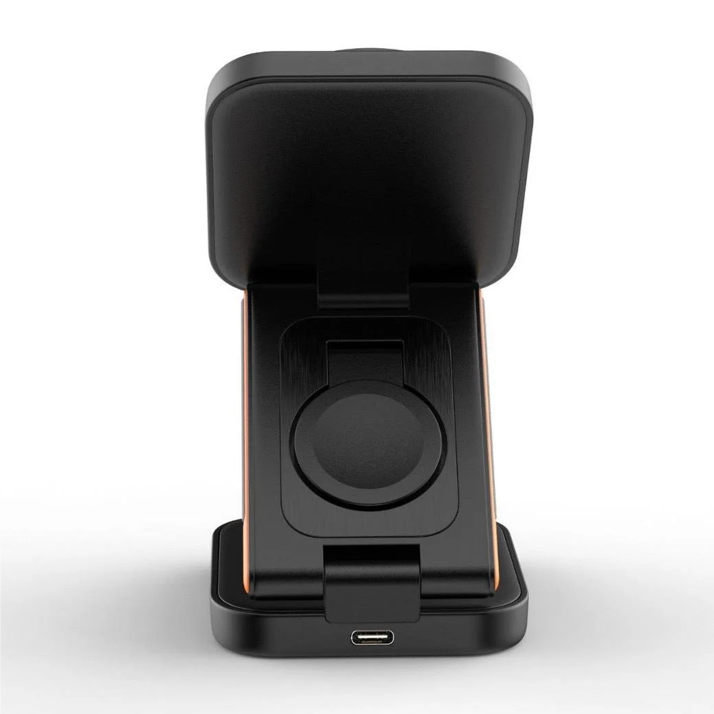 Fast Wireless Charger, Magnetic Foldable 3 in 1 Charging Station for IPhone, 5W Portable