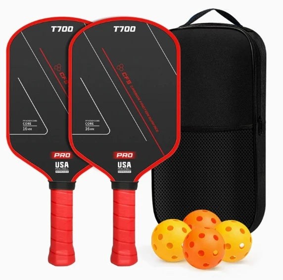 Ex161 T700 Carbon Fiber Pickleball Paddle USAPA Approved Pro Industrial Aesthetic