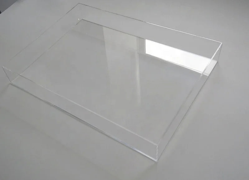 Fashion Customize Table Top Clear Acrylic Jewelry Makeup Organizer Service Tray Printing