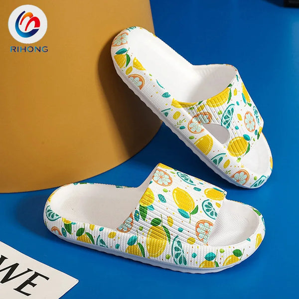 Luxury Design Home Indoor Cloud Sandal Slide Plastic Custom Bath Slippers Eva