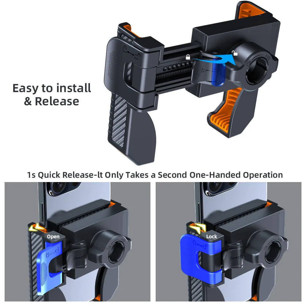 Wildly Popular Ultra-Stable Universal Adjustable Handlebar Clamp Motorcycle Bicycle Bike