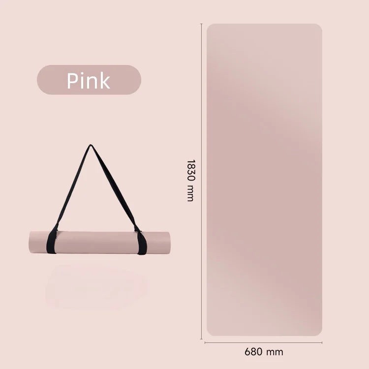 Absorb Sweat Durable Pilates Mat Non Slip Eco Friendly Anti Slip Pu Rubber Yoga Mat