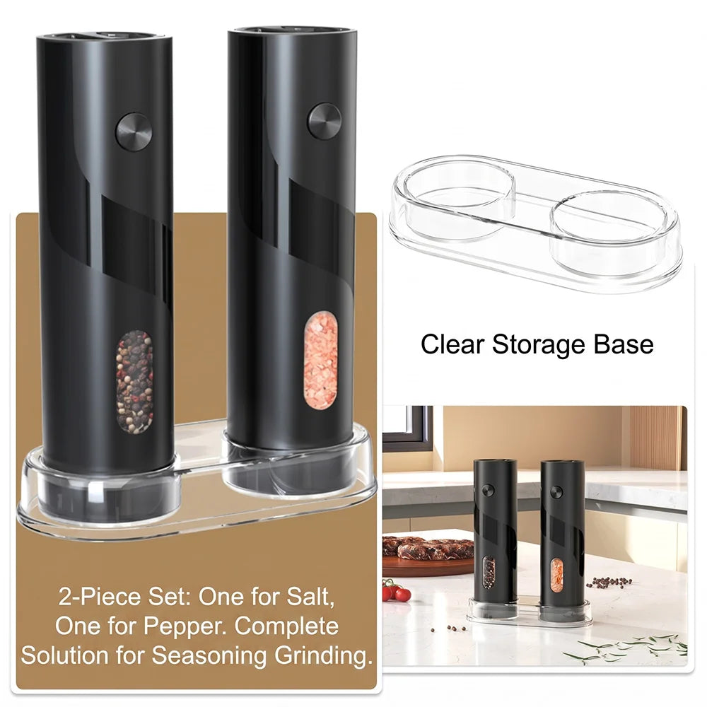 Gravity Sensing Electric Pepper Grinder Automatic Salt Spice Mill Kitchen Grinder