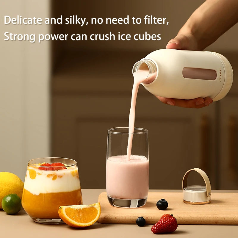 Waterproof Mini Juicer Powerful BPA-Free USB Rechargeable Juice Blender Household Mini