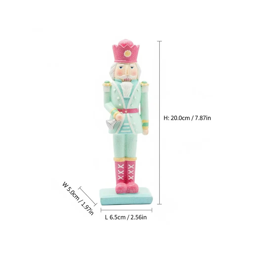 Durable Christmas Nutcracker Environmentally Friendly Resin Craft Suitable for Christmas
