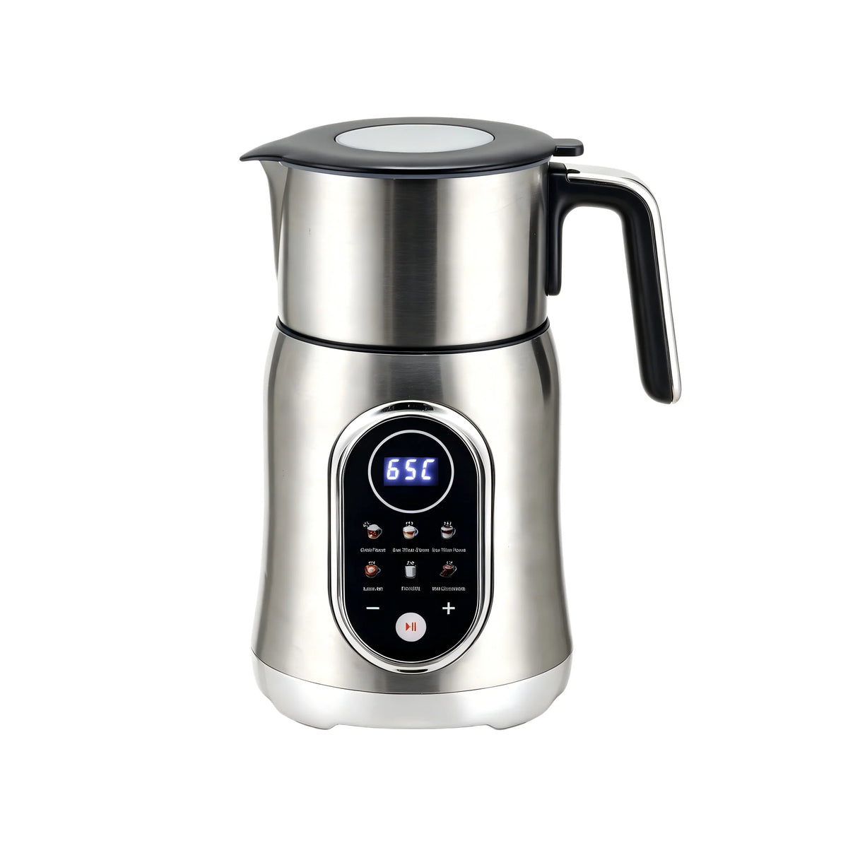 Customizable Multi-Function Electric Milk Frother with Touch Screen Big Capacity