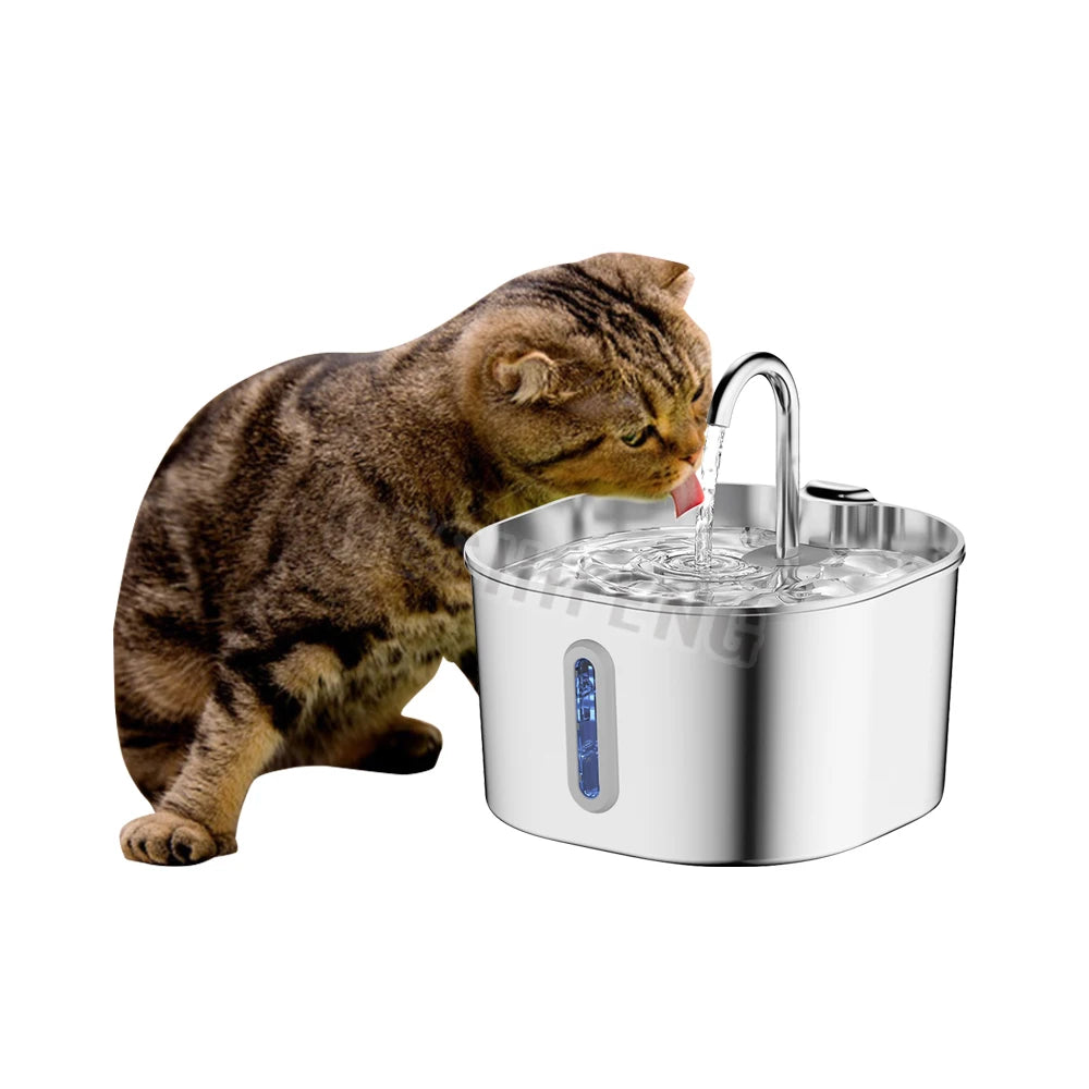 2.2L Automatic Cat Drinking Fountain Water Dispensers Cat Water Fountain