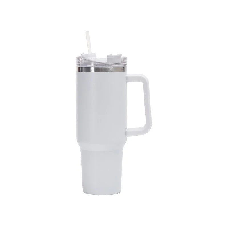 40Oz Stainless Steel Tumbler with Handle Insulated Tumbler Stainless Steel Cup Custom Cups