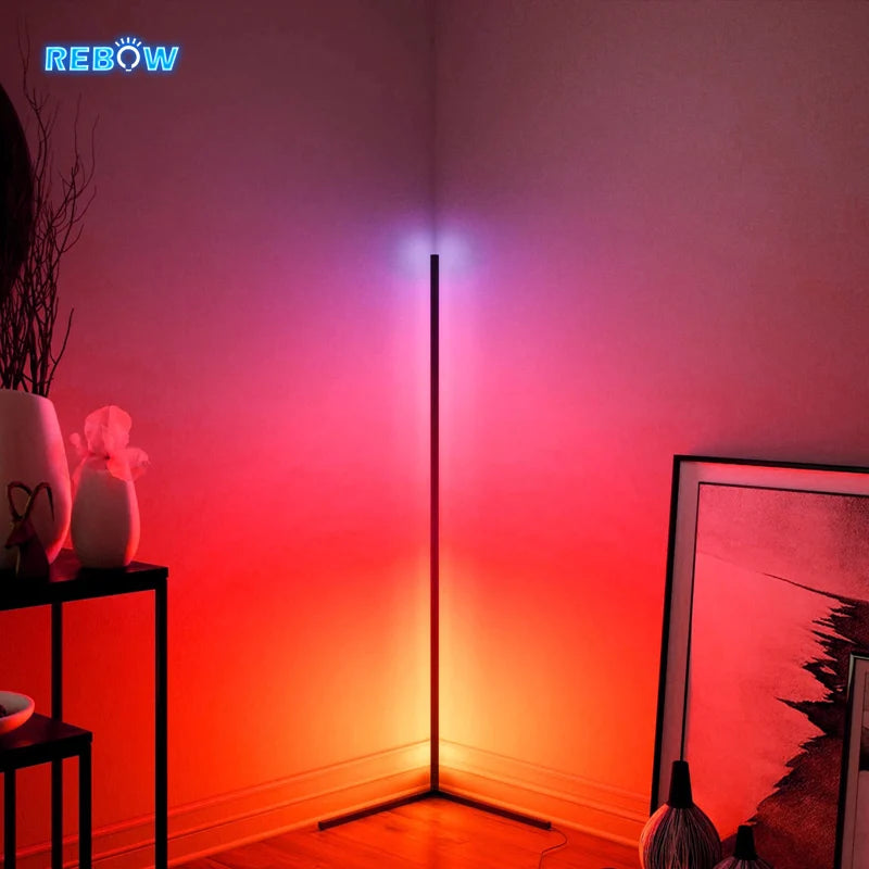 Home Decor Standing Outdoor Decorative Tripod Modern Corner Led Shelf Corner Floor Lamp