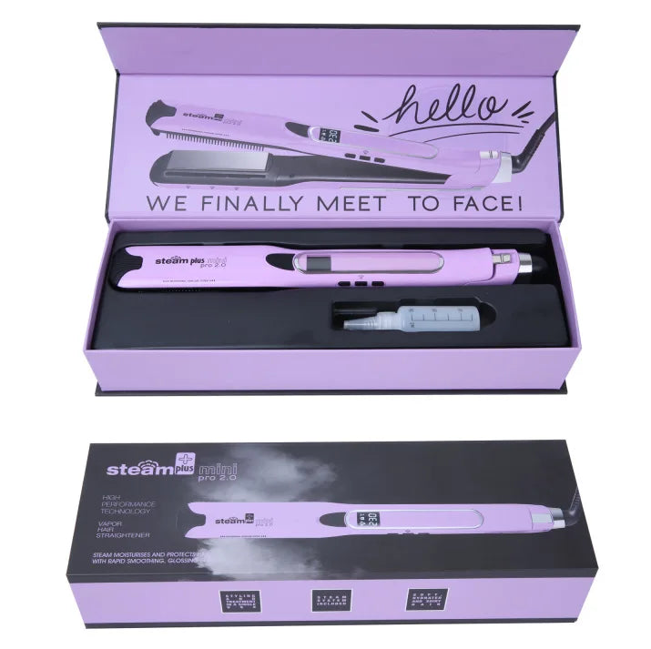 Electric Professional Fast Steam Hair Straightener Straightening Brush With Temperature