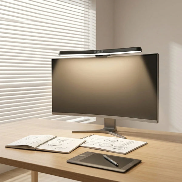 Dimmable Color Changing Curved Monitor Light Bar USB LED Lamp with Touch Control Timer
