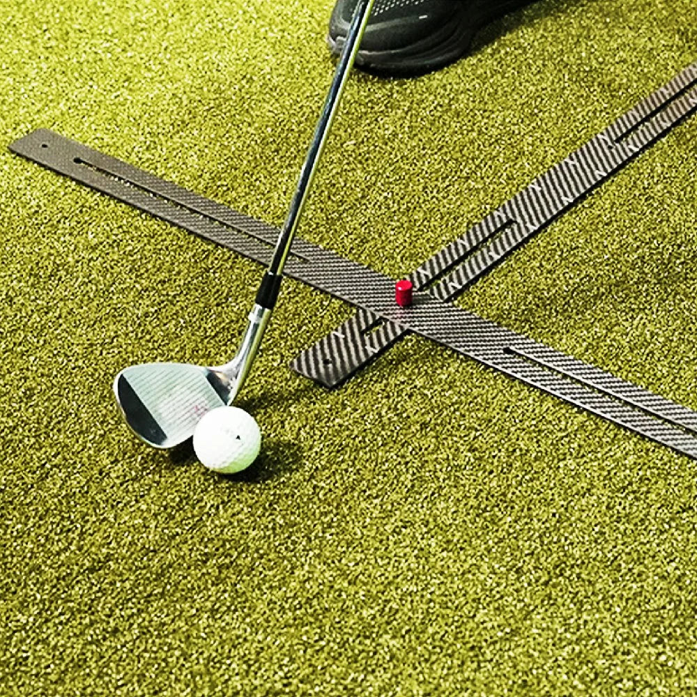 SwingPerfect Golf Carbon Fiber Dual Rail Swing Path Trainer