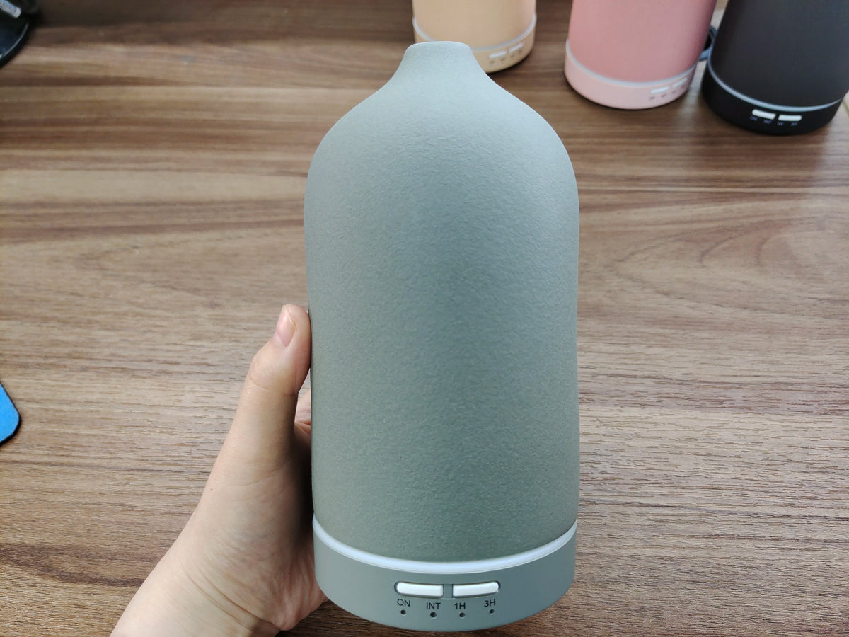 5 Colors Ceramic Aroma Diffuser 100ml Essential Oil Diffuser Ultrasonic Fragrance