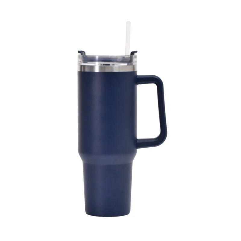40Oz Stainless Steel Tumbler with Handle Insulated Tumbler Stainless Steel Cup Custom Cups