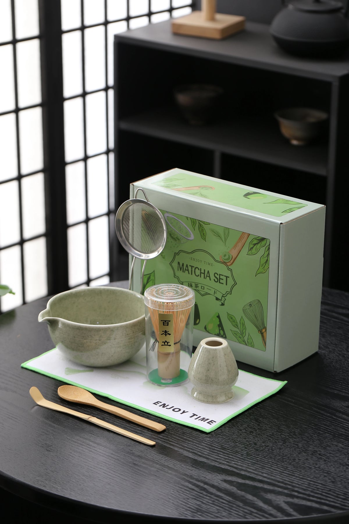 4 to 7 PCS Matcha Bowl Ceremony Accessory Japanese Tea Matcha Organic Bamboo Whisk Chasen