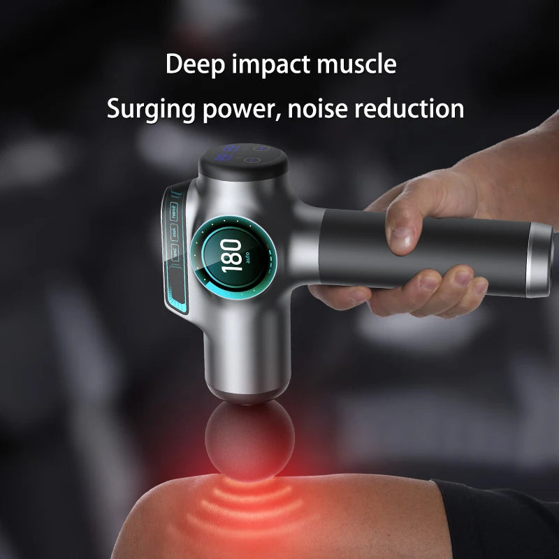 Massage Gun with 99 Speed Deep Tissue Muscle Vibration Hot and Cold Massage Head for Body