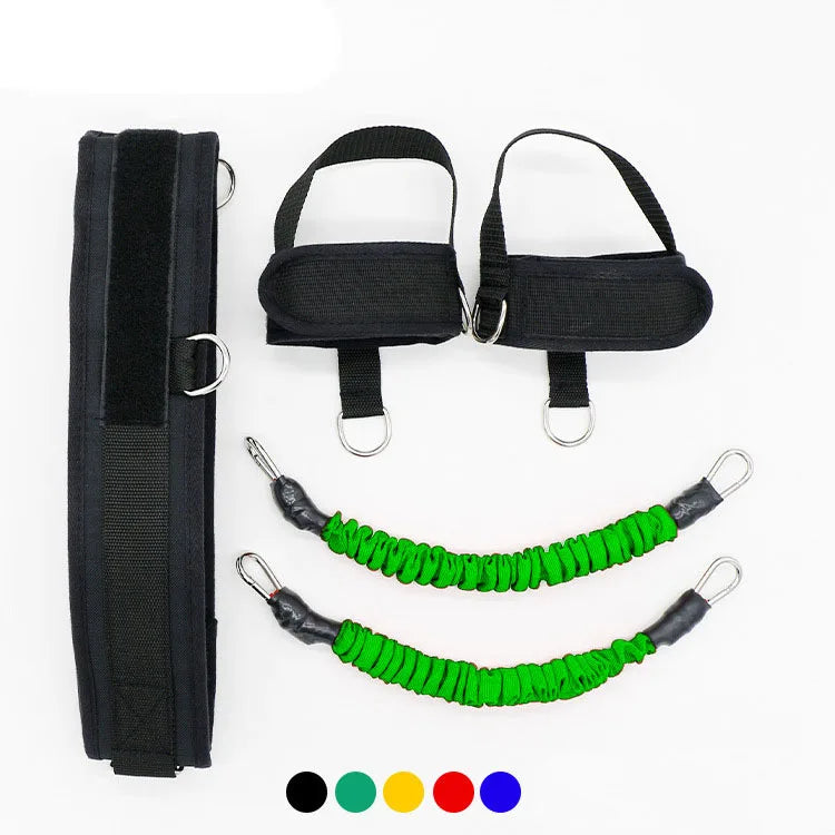 Vertical Jump Trainer Leg Strength Resistance Bands Set for Basketball Volleyball
