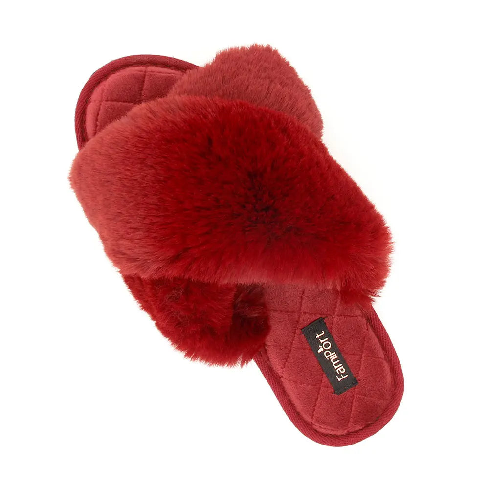 New Slip-on Casual Vacation Platform Cross Toe Super Soft Slippers Sandals Women'S Outer