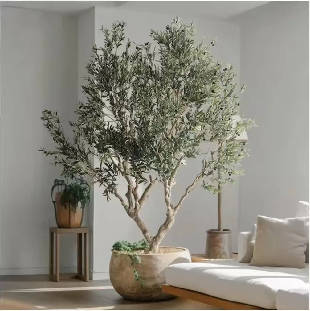 Detachable Artificial Olive Tree Faux Potted Plant 60cm-180cm Indoor Outdoor Home Hotel