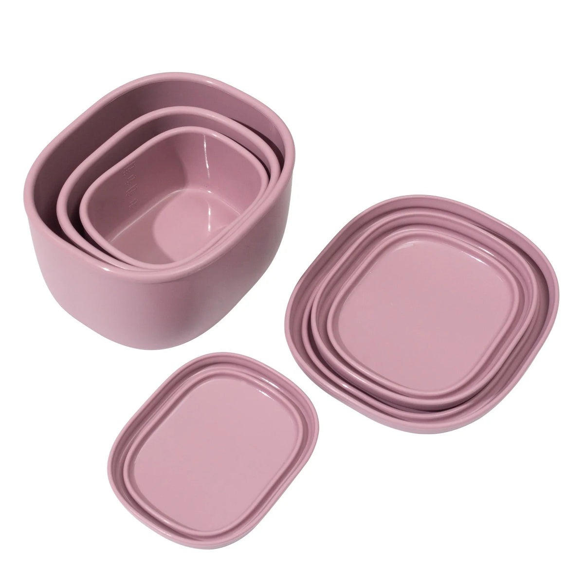 Silicone Rectangular Lunch Bento Box with Freezer and Microwave Safe Lid Heatable Food