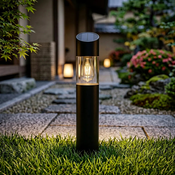 Modern Decorative Solar Garden Light IP54 Waterproof DC Dimmable 2700K Warm White