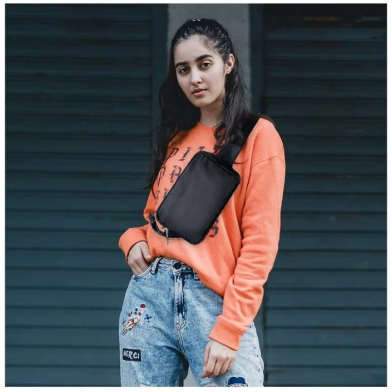 Outdoor Running Waist Belt Bags Shoulder Chest Crossbody Fanny Pack for Women Shopping