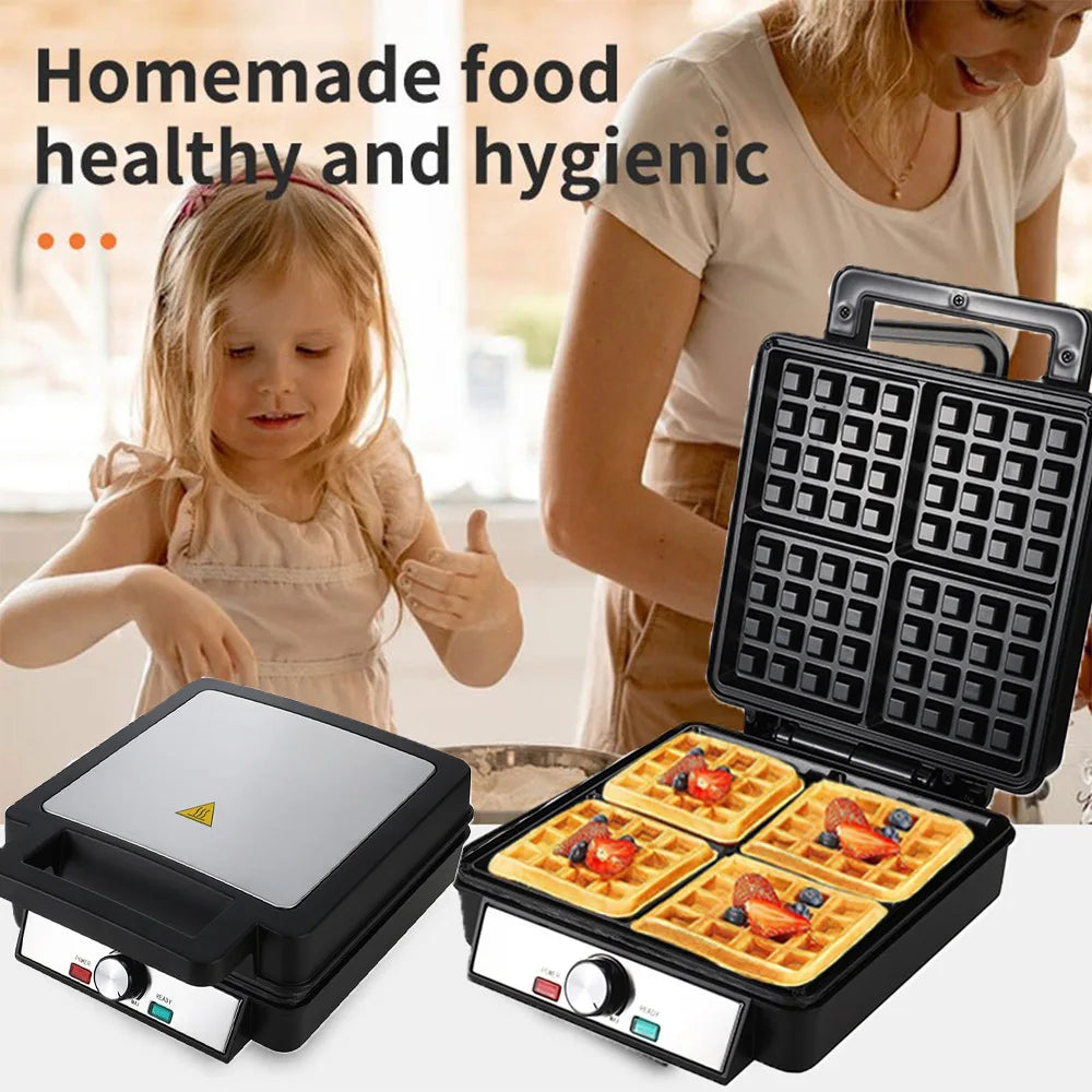 Lovfe Top-Rated Home Products Professional Electric Belgian Nonstick Waffle Maker Machine
