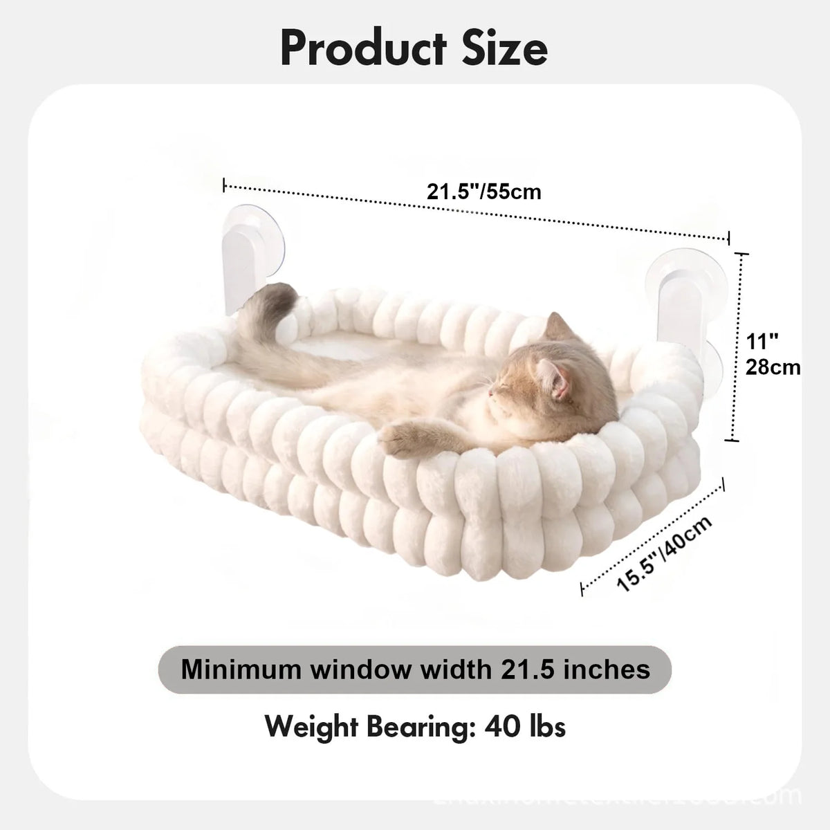 Foldable Cat Window Perch Window Hammock Hanging Cat Perch Hammock With Strong Suction
