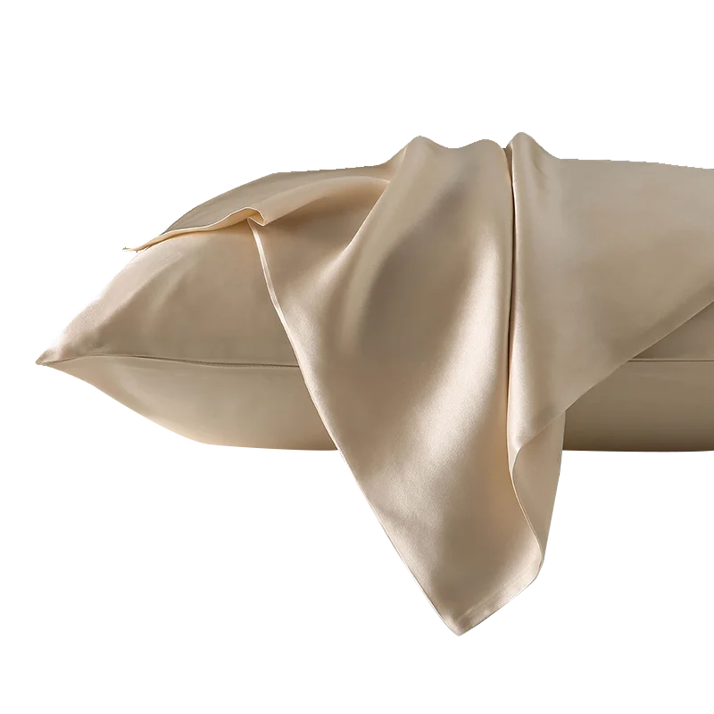 100% Real Silk Mulberry Pillow Case 6a 16/19/22 Satin Silk Pillowcase Organic Embroidered