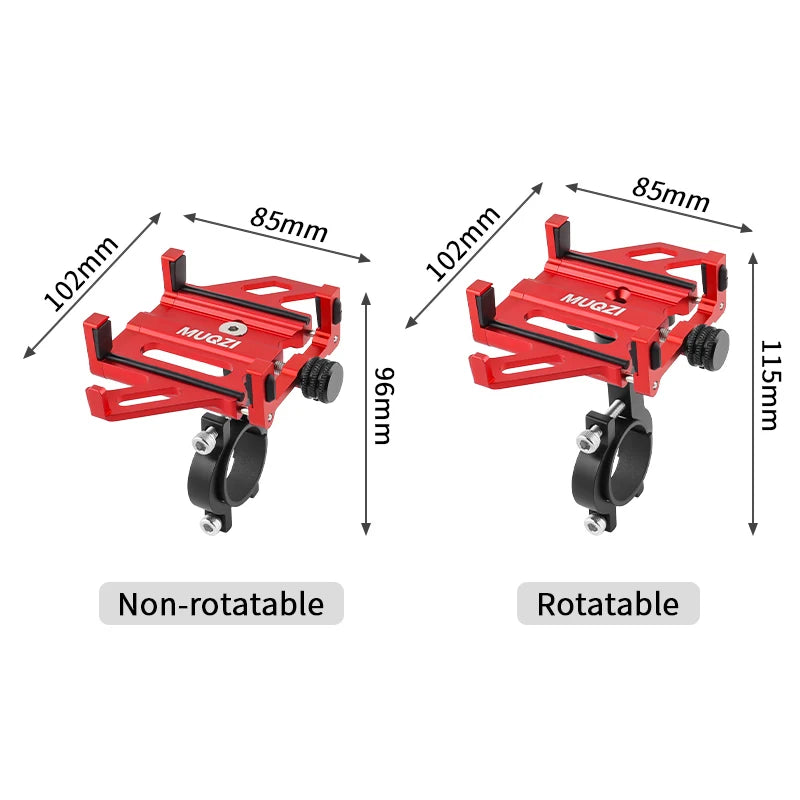 Bike Phone Holder Universal Motorcycle Electric Bicycle Handlebar Phone Stand 4.5-7 Inch