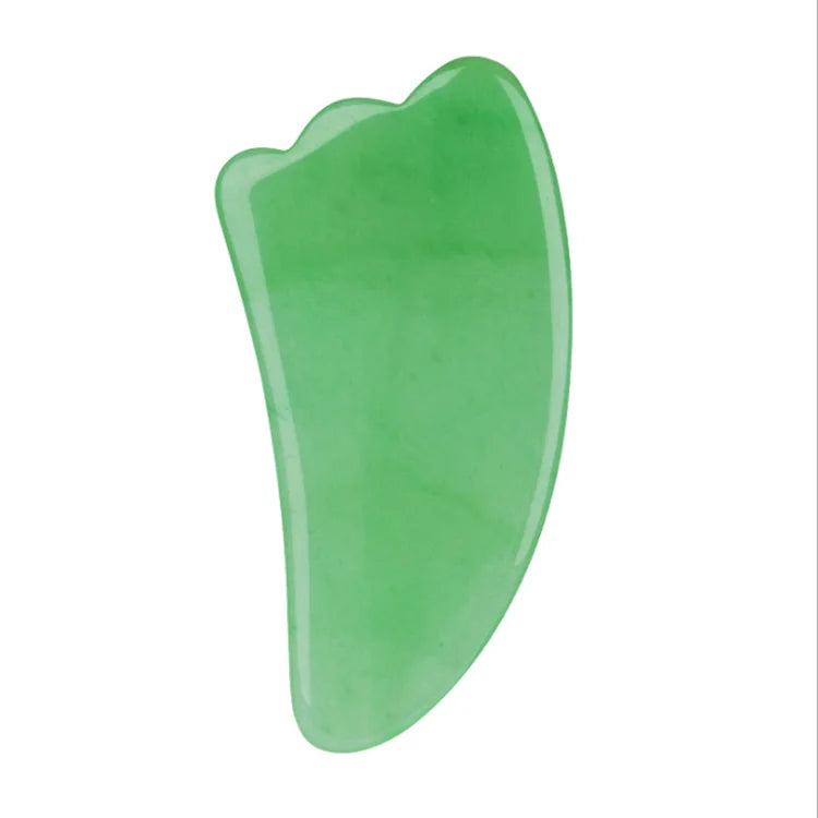 100% Real Natural Aventurine Jade Stone Guasha Authentic Durable Noiseless Design