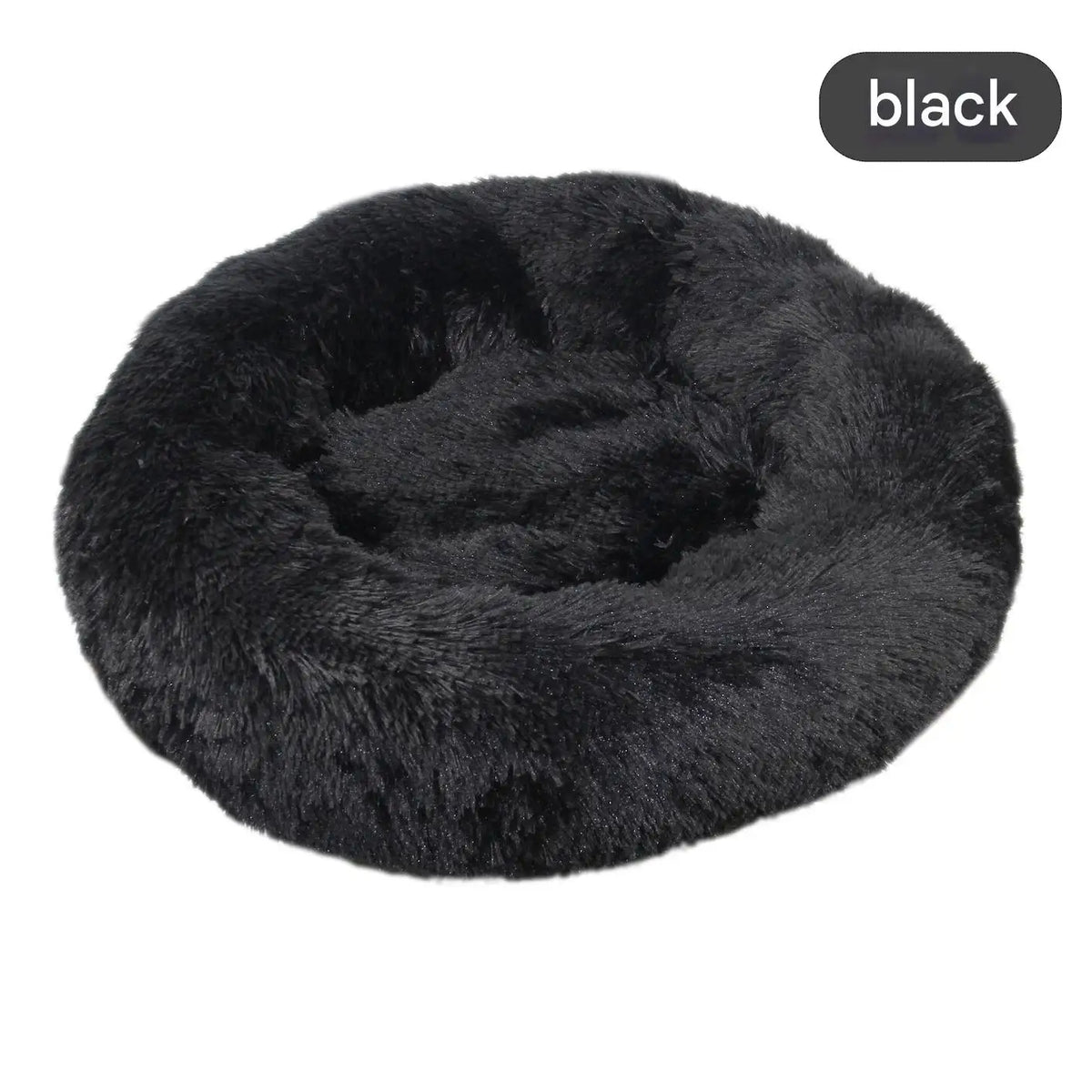 Luxury Fluffy Cushion Plush Soft Donut Dog Bed Accessories Washable Calming Sofa Camas