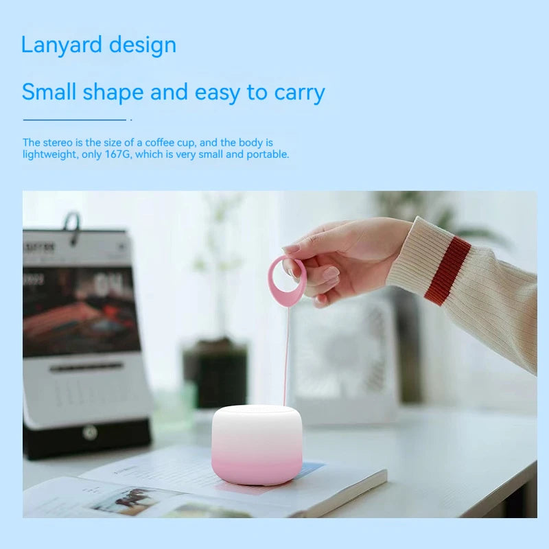 Wireless Speaker : Portable Mini Pro Audio Smart Bluetooth Speaker with Gradient Color