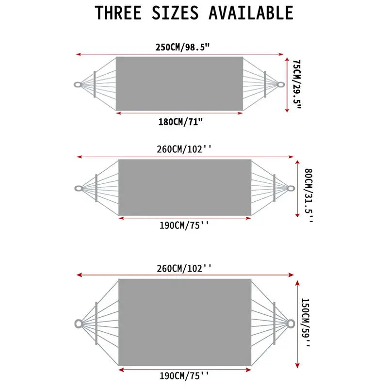 Ultralight Travel Custom Hammock for Camping Canvas Outdoor Portable Camping Hammock