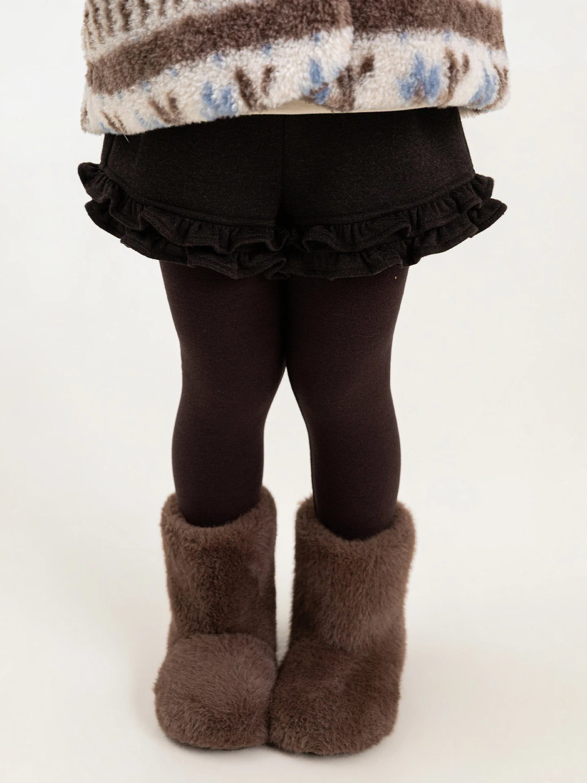 G64K2573 Winter Toddler Thick Fleece Lined Leggings Kids 10 Yr Old Girl 2-12T Kids Girl
