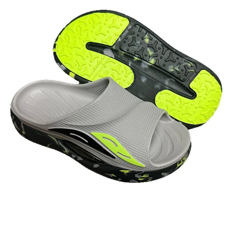 Men'S and Women'S EVA Platform Slide Slippers Solid Soft Lightweight Comfortable Open Toe
