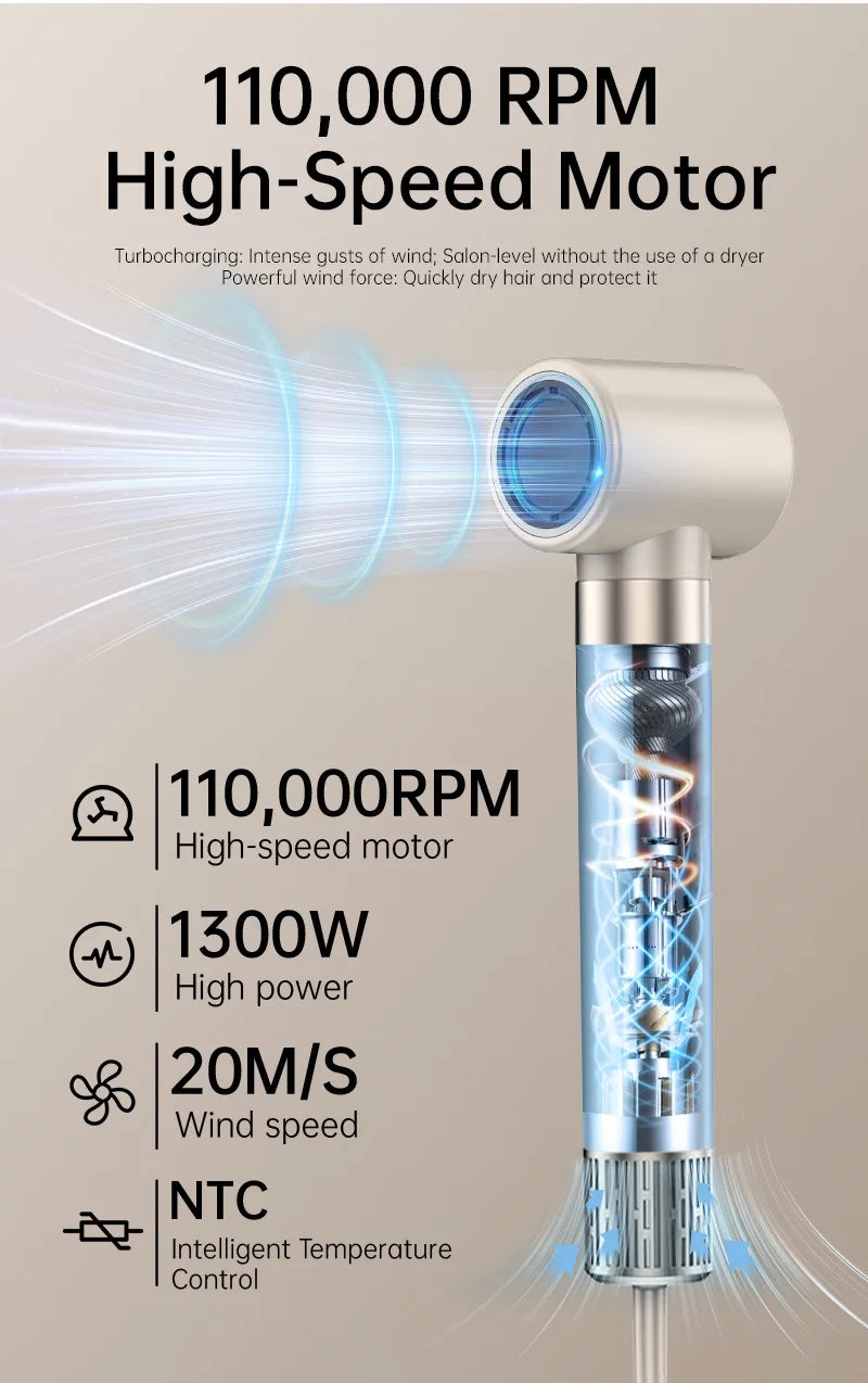 8 in 1 Styler One Step High Speed Hair Dryer Professional Hair Straightener Curler