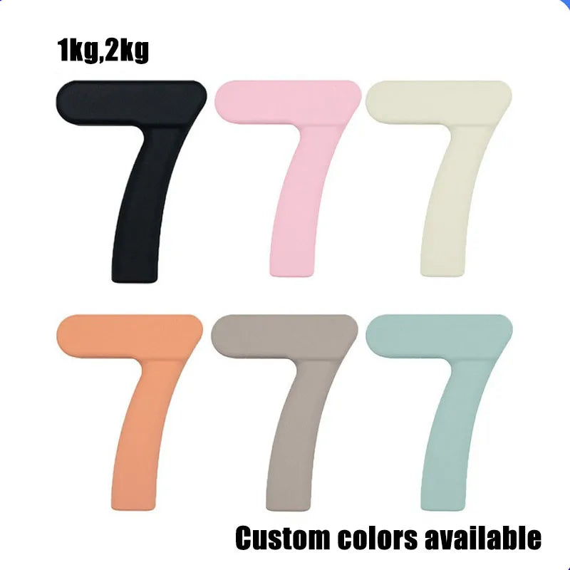 Silicone Pilates and Yoga Weights: Dumbbells, Weighted Bars and Weight Rings