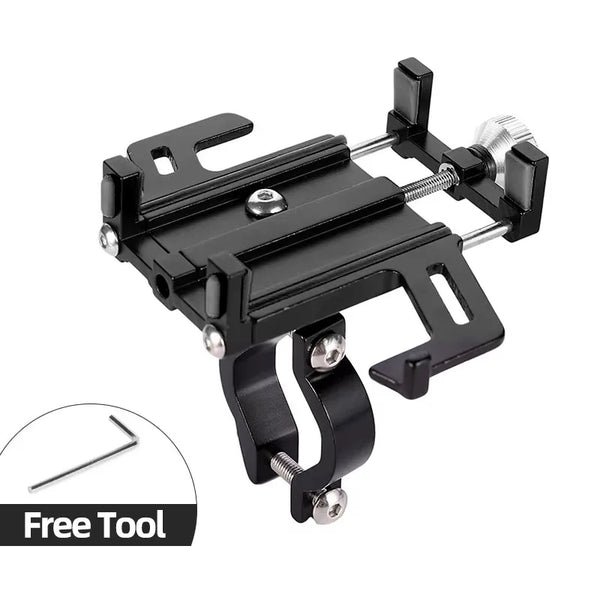Motorcycle Phone Holder Bicycle Electric Smartphone CNC Aluminum Alloy Bracket Five Claws