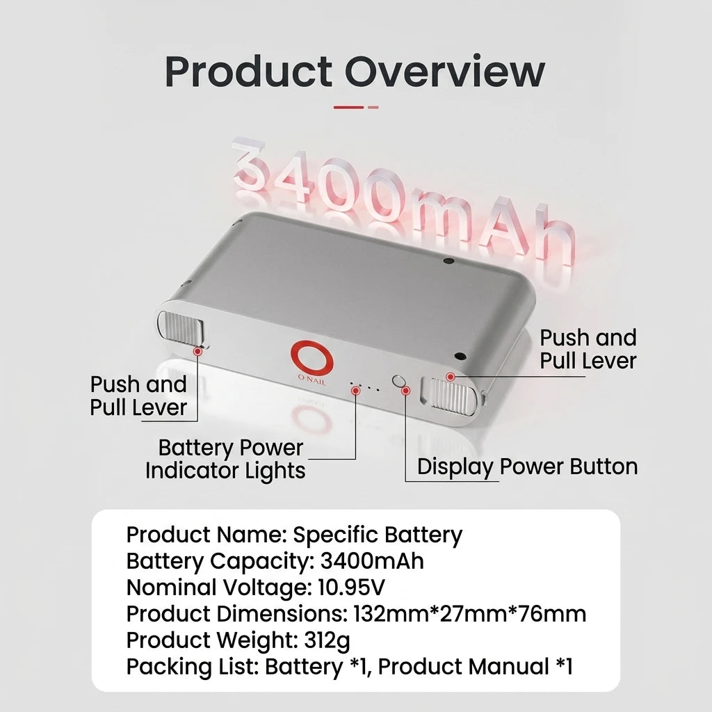 Smart AI Professional UV LED Nail Lamp Accessory with Lithium Battery Wireless Remote