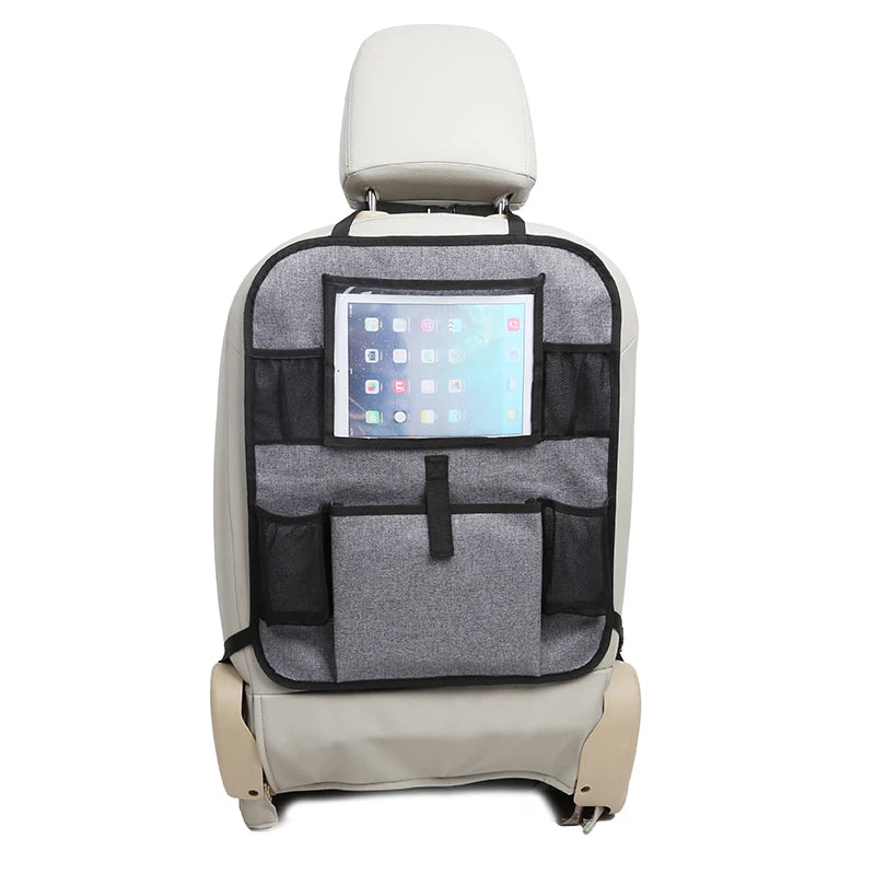 Polyester Classic Car Backseat Trunk Organizer Mats 4-6 Compartments-Reusable