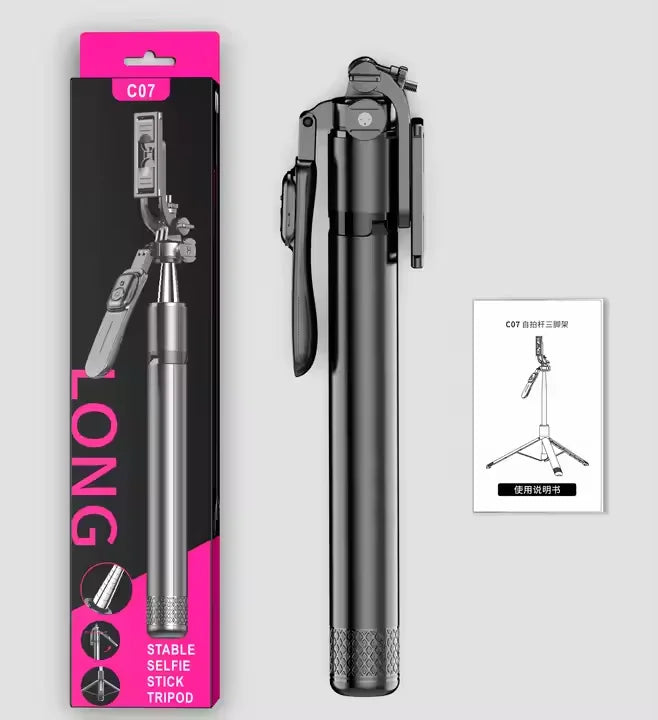 Most Popular Aluminium Alloy Balanced & Stable Shooting Selfie Stick Tripod