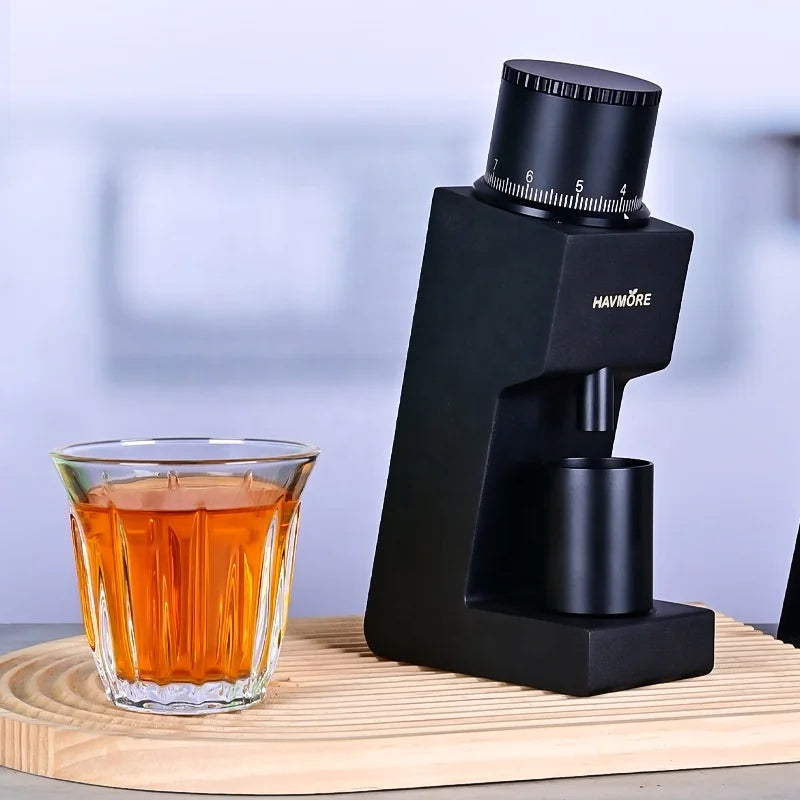 Portable Mini Dual Disc Grinding 48mm Conical Burr Electric USB Coffee Grinder M98