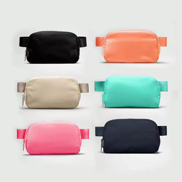 Unisex Custom Nylon Bum Bag Women'S Lemon Everywhere Mini Belt Waist Bag with Zipper