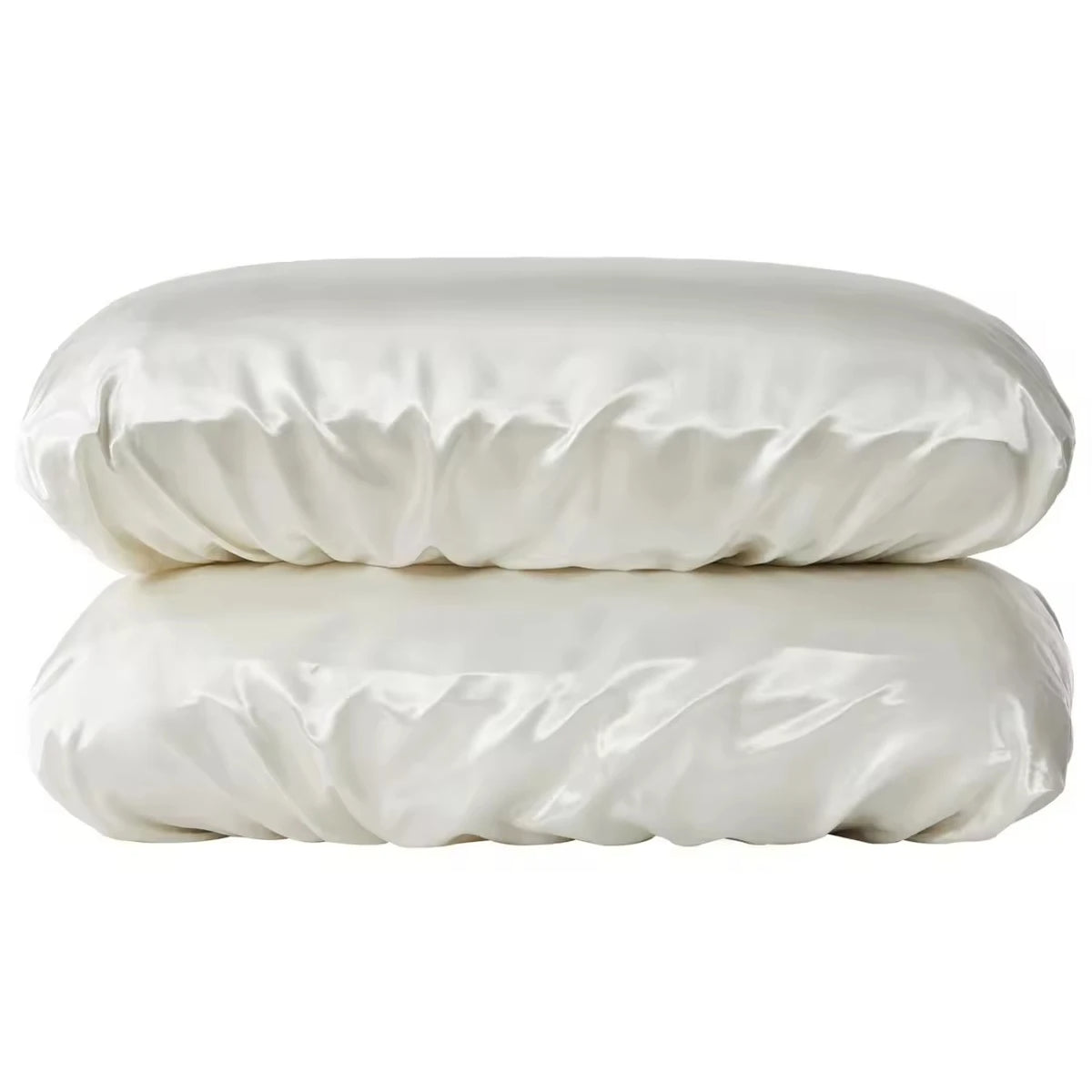 Summer Silk Satin Pillowcase Elastic Band No Zipper Super Soft Imitation Silk Pillow