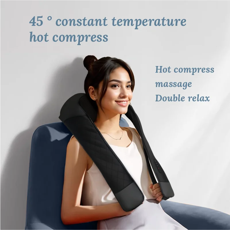 Shiatsu Neck, Shoulder and Back Massager for Home and Office Use