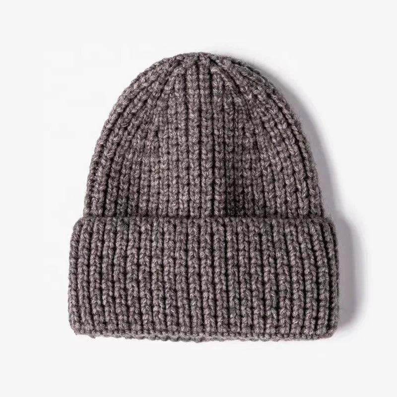 Knit Winter Hats Beanies Designer Caps Unisex for Women Men and Kids With Custom