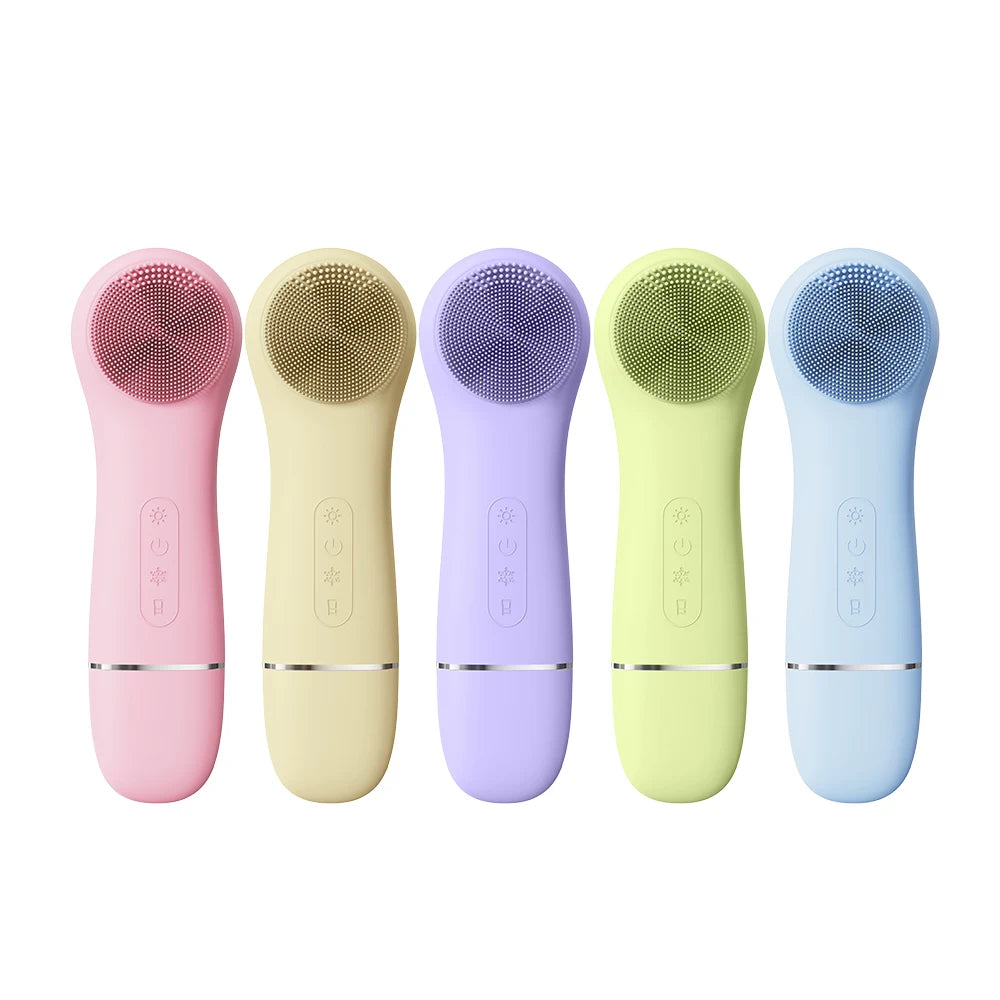 New Advanced Skincare Facial Cleansing Brush Multi-Head Silicone Face Wash Exfoliator