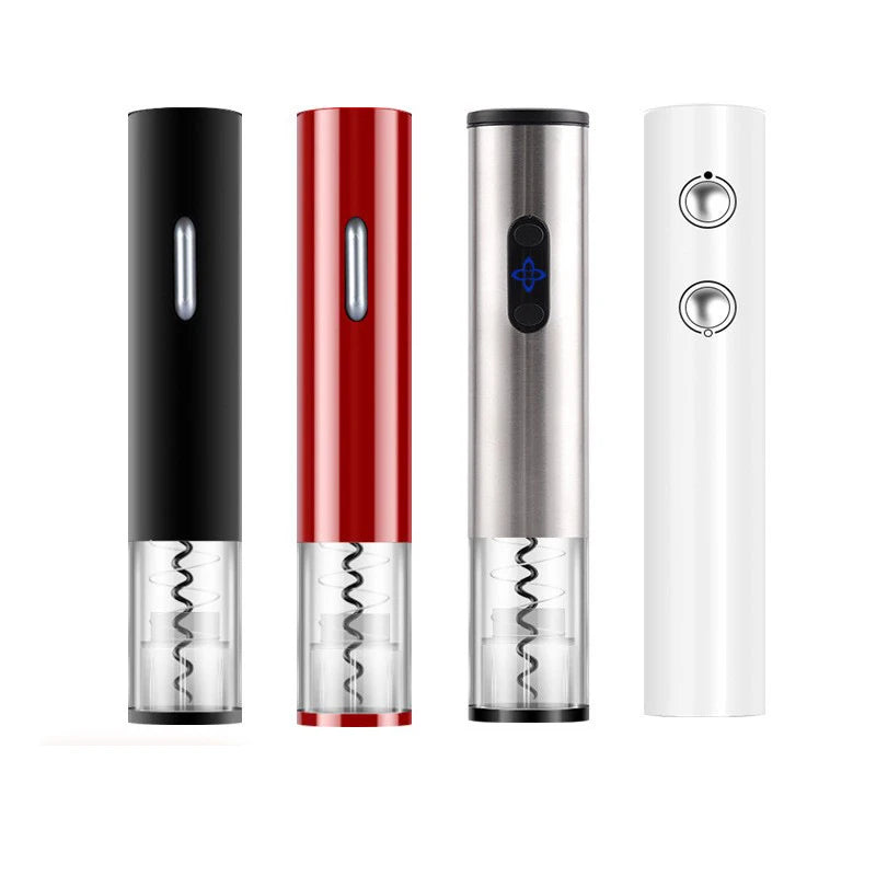 Handheld Cordless AA Battery Operated Electric Wine Bottle Opener Corkscrew Key Set