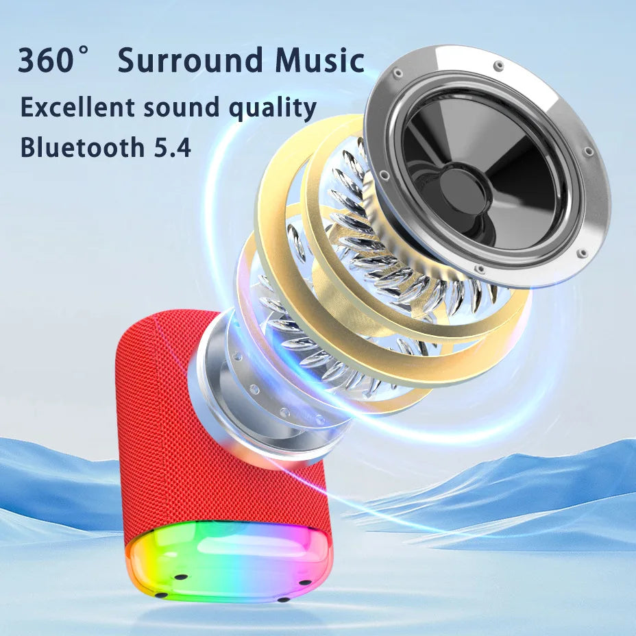New High-Power Portable Mini Speaker with for 5.0 5-10W Output Built-in Battery